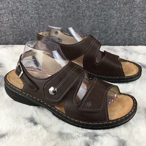 Finn Comfort Dark Brown Leather Footwear Size 42 D EUC